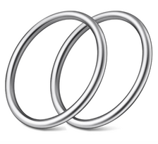 Metaliniai žiedai užuolaidom 6mm x 60mm 50vnt