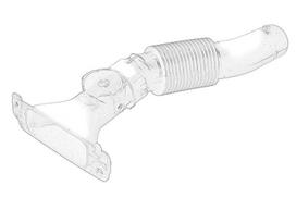 įsiurbimo vamzdis, oro filtras OE PEUGEOT 9806604180