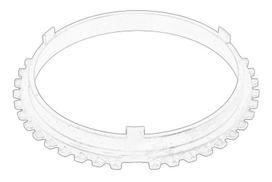 sinchronizatoriaus žiedas, mechaninė transmisija 7700038182-CL