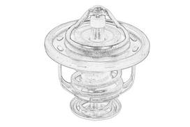 Aušinimo skysčio termostatas OE MAZDA KL0115171A