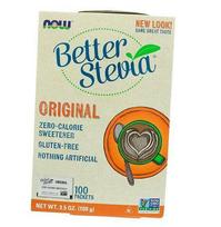 Stevija, saldiklis, be kalorijų, geresni stevijos pakeliai, „Now Foods“ 75 pakelių prancūziška vanilė (05128004) Unflavored