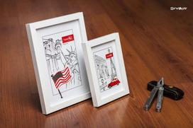 Rėmelis STYLER 21x30 JAPAN White AF | 15mm