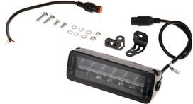 LED bar žibintas, 60W, 5040lm, stačiakampė, 12/24V, balta/oranžinė, 204x70x67mm Deutsch kištukas, Combo, tiesi, 12LED's, E-BOOST