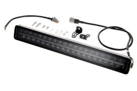 LED bar žibintas, 200W, 16800lm, stačiakampė, 12/24V, balta/oranžinė, 561x70x67mm Deutsch kištukas, Combo, tiesi, 40LED's, E-BOOST