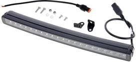 LED bar žibintas, 105W, 8820lm, stačiakampio formos, 12/24V, balta/oranžinė, 525,5x40x54,4mm Deutsch kištukas, Combo, lenkta, 21LED's, E-BOOST