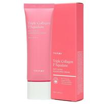 TRIMAY Triple Collagen P.Squalane Anti-Aging maitinamasis veido kremas su kolagenu, 50 ml