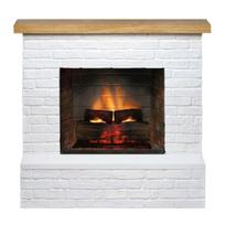 TAGU ROLF PowerFlame 2 BRICK WHITE pastatomas elektrinis židinys su apdaila