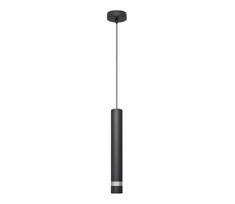 LED Pakabinamas sietynas TUBA 1xGU10/4,8W/230V juoda/chromas