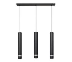 LED Pakabinamas sietynas TUBA 3xGU10/4,8W/230V juoda/chromas
