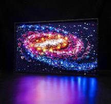 "BrickBling" LED apšvietimo rinkinys "Lego 31212 The Milky Way Galaxy" (be "Lego"), dekoratyvinio apšvietimo rinkinys "Lego The Milky Way Galaxy" kūrybiniam žaislui - standartinė versija