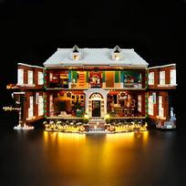 "BrickBling" LED šviesų rinkinys "Lego 21330" idėjoms "Home Alone", apšvietimas, išskirtinė kolekcinė namų puošmena, kūrybinė dovana (tik - ne "Lego" modelis) - standartinė versija