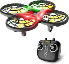 "Loolinn Drone" dronas vaikams - mini dronas, RC kvadrokopteris su apsaugos nuo susidūrimo technologija, saugus vaikams, lengvai valdomas, 360° salto, 20 minučių skrydžio laikas (dovana vaikams)