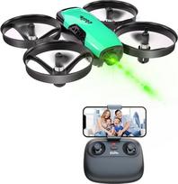 "Loolinn" dronas su kamera kaip dovana vaikams - mini dronas su nuotolinio valdymo pulteliu, pirmojo asmens vaizdo kameros dronas (FPV) su vaizdo įrašu ir nuotraukomis / reguliuojama kamera / du akumuliatoriai