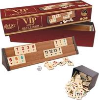 "Star Oyun Aletleri Professional VIP Rummikub rinkinys iš medžio, "Ahsap Okey Takimi", Rummy rinkinys su melamino akmenukais, medinis (šviesiai rudos spalvos)