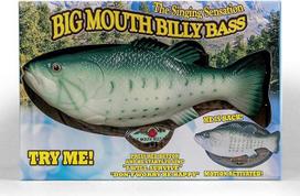 Big Mouth Billy Bass - Der singende & tanzende Fisch ca 28 cm (Don't Worry be Happy & I'll Survive)