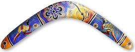 BoomerangFan BoomerangFan BoomerangFanABORIGINAL-R 44,5 cm aborigeniškas dešiniarankis bumerangas