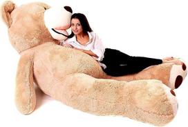 Didelis pliušinis meškiukas XXL 260 cm užpildytas didžiulis pliušinis pliušinis pliušinis gyvūnas meškiukas žaislas lėlė minkštas pliušinis pliušinis pliušinis žaislas - puiki dovana/dovana merginai dovana šviesiai ruda