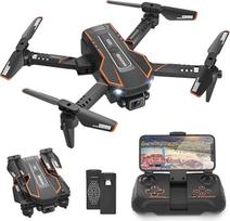 Dronas su kamera HD 720P vaikams, RC dronas kvadrokopteris su FPV WiFi transliacija, "Headless" režimu, 3D flip, aukščio išlaikymas, trajektorija, žaislai ir dovanos berniukams mergaitėms pradedantiesiems