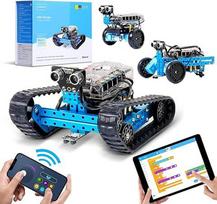 Makeblock mBot Ranger Robot, 3 in 1 programuojamų robotų konstruktorius, koduotas žaislas, 3 formos su manimi Auriga, "Bluetooth" versija, programuojamas robotų žaislas, dovana vaikams.