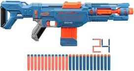 Nerf Elite 2.0 Echo CS-10 Blaster, 24 Nerf strėlytės, 10 strėlyčių dėtuvė, nuimamas užtaisas ir būgno pratęsimas, 4 taktiniai bėgeliai, pakuotė be nusivylimo