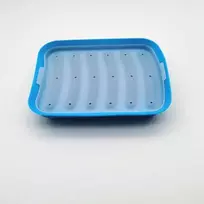Silikoninė forma - naminėms dešrelėms Mėlyna