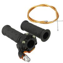 Motociklo droselio rankena su troseliu, tinkama 47cc 49cc MINI MOTO Pit Dirt Bike juoda