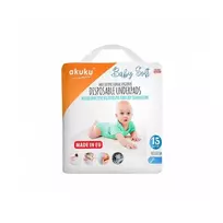 Akuku  kūdikio pervystymo paklotai SOFT, 40x60, 15 vnt., A0500