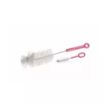 Akuku Buteliukų, puodelių ir žindukų šepetys, ilgas, rožinis, A0571