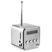 Nešiojamas fm įkraunamas radijas su LED garsiakalbiu FM virtuvės radijas USB