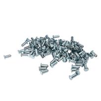 100 vnt. padangų smeigių, stiprių neslystančių padangų smeigių ATV UTV šakiniam krautuvui ir visureigiui, sidabriniai, 13 mm 13mm