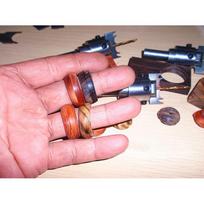Medinis Storas Žiedų Formavimo Rinkinys Plieniniai Mediniai Karoliukų Grąžtai Namų „Pasidaryk Pats“ Įrankiai Asmeninių 17mm/19mm/21mm blades