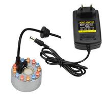 24v ultragarsinis drėkintuvas 12 LED rūko generatorius Fogger purkštuvas vandens rūko fontanas Ultragarsinis rūko generatorius garintuvas EU plug