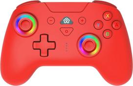 Subsonic belaidis LED žaidimų pultas, skirtas Nintendo Switch, raudonas