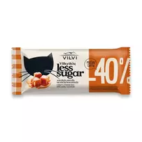 Glaistytas varškės sūrelis VILKYŠKIŲ LESS SUGAR su sūria karemele, 30% rieb., 40 g