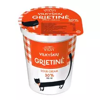 Grietinė VILKYŠKIŲ, 30% rieb., 350 g