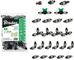 BRADAS KOMPLEKTAS LAISTYMO JUOSTOS PRIEDŲ 16mm /24vnt.