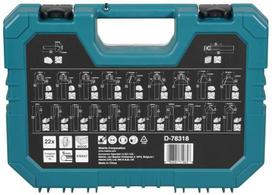 MAKITA PJAUSTORIŲ RINKINYS 22 vnt 6mm UNIVERSALUS
