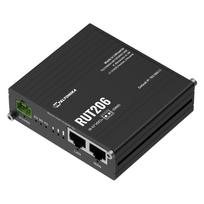 TELTONIKA Dvigubo SIM lizdo 4G LTE Cat4 Wi-Fi 4 Pramoninis Maršrutizatorius su RS232 ir RS485 Serijinėmis sąsajomis (RUT206)