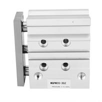 MGPM20X30 3 stiebo dvigubo veikimo pneumatinis cilindras aliuminio lydinio pneumatinis cilindras 20 mm skersmuo