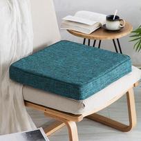 1 vnt. Grindų kėdės pagalvėlė Tatami Futono sėdynės pagalvėlė Zabuton Meditacijos kilimėlis Kvadratinis S tamsiai žalia spalva