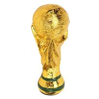 Auksinės taurės kopijos trofėjus 2022 m. Pasaulio futbolo apdovanojimo trofėjus už šeimos papuošimą, futbolo gerbėjo dovana 13 cm