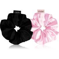 GLOV Scrunchies S plaukų gumytės Pink/Black 2 vnt.