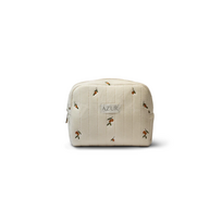 Medžiaginė kosmetinė (balta) AZUR NATURAL, 15 x 4 x 11 cm