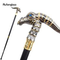 Auksinė Juoda Dinozauras Vaikščiojimo Lazda Mada Dekoratyvinė Vaikščiojimo Lazda Džentelmenas Elegantiška Cosplay Lazda Rankena Kryžius 93cm