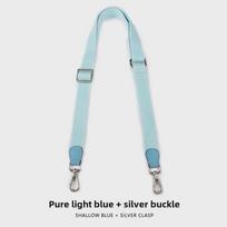 Adjustable 2.5cm Solid Color Canvas Crossbody Bag Strap Replacement