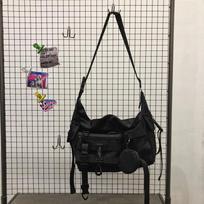 Crossbody Bag Men'S Japanese Harajuku Casual Versatile Mailman Bag Functional Tooling Bag Women'S Shoulder Bag 15 inches. juoda