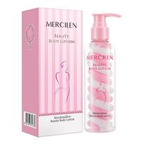 MERCILEN Marshmallow Beauty Body Lotion 200g Drėkinamasis ir sausinantis kūno losjonas Viso kūno priežiūros kūno losjonas