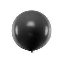 Didelis balionas 100 cm round Pastel, juodas