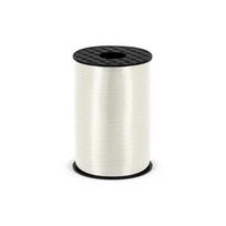 Plastikinė dovanų pakavimo juosta, balta, 5mm/225m