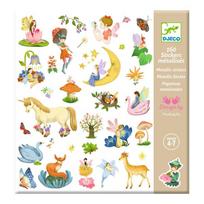 Lipdukų rinkinys Djeco DJ09279 Fantazijos pasaulis, 160 vnt